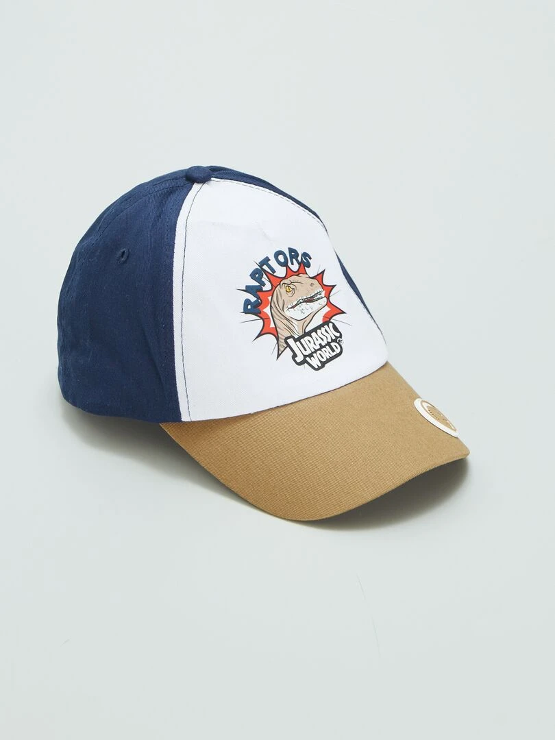Casquette 'Jurassic Park' Marine/beige
