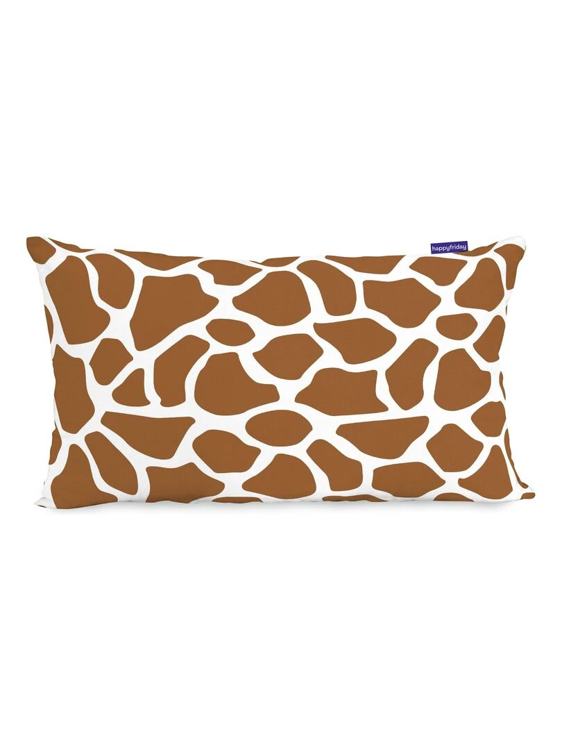 Housse de coussin Wild "Happyfriday"   Blanc