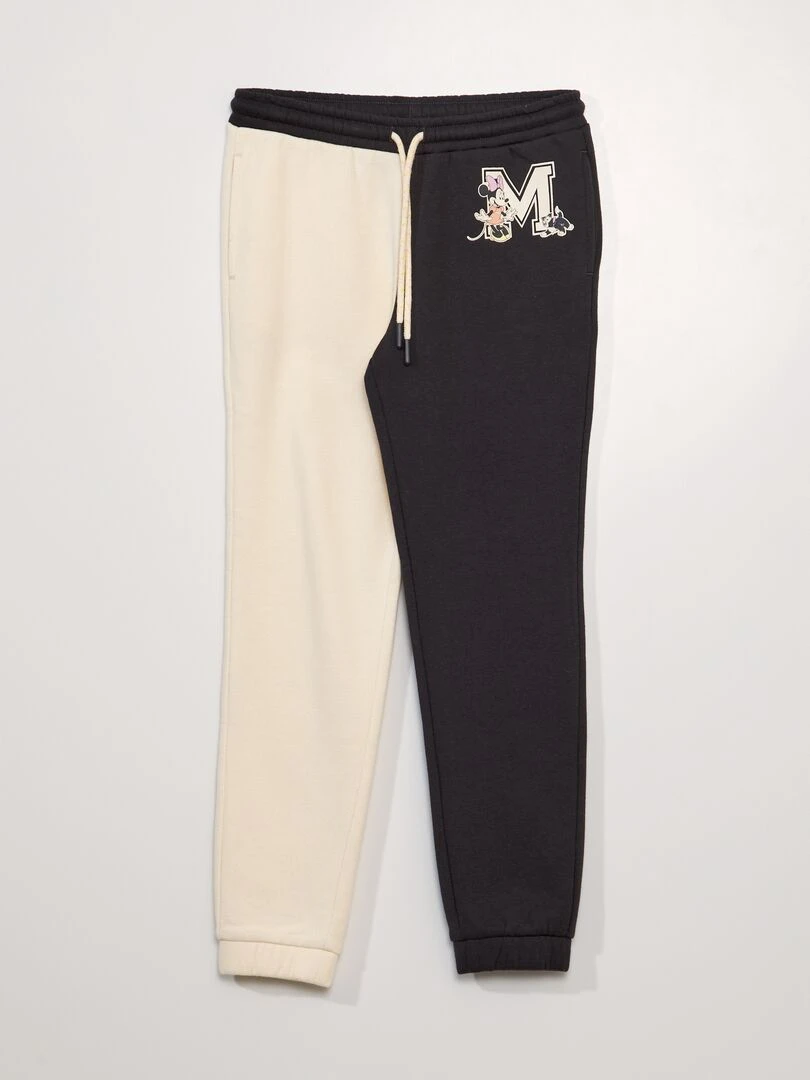 Pantalon de sport 'Disney' Beige/noir