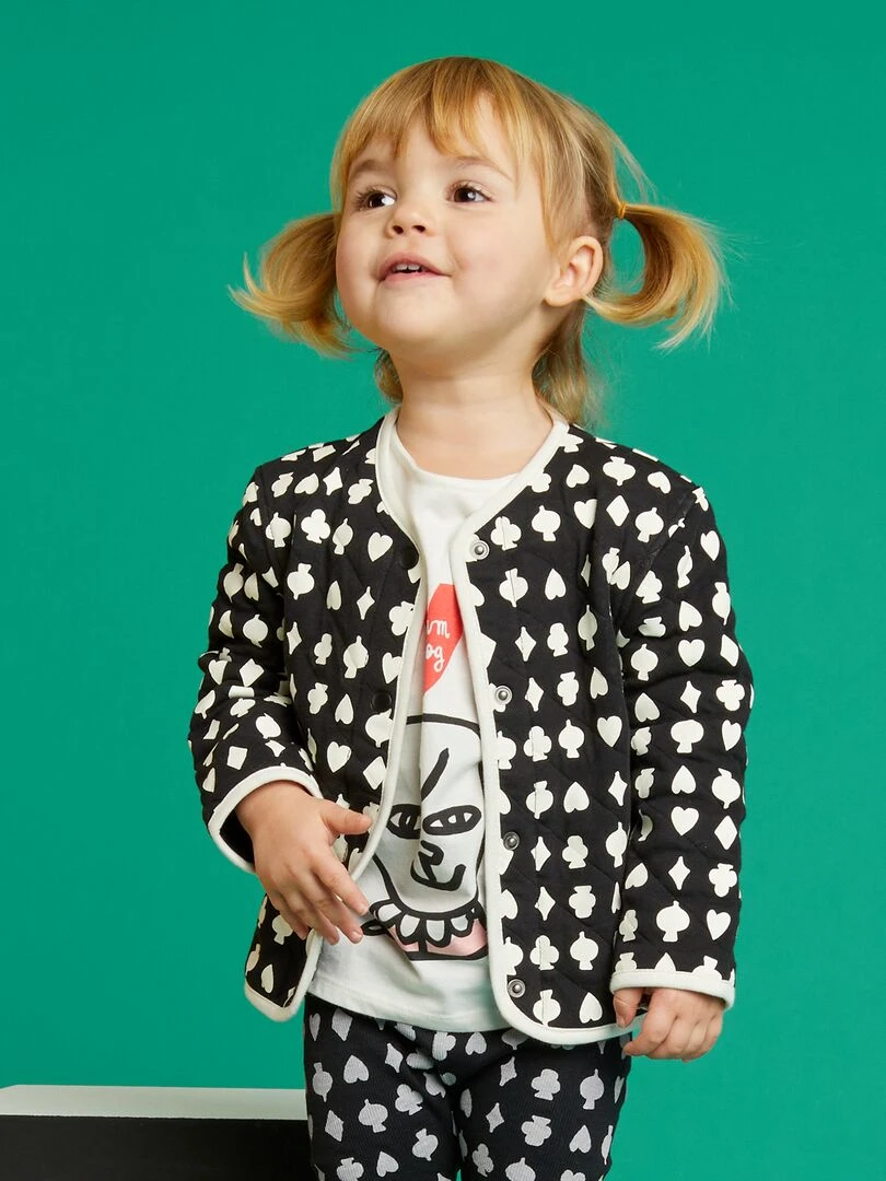 Veste imprimée X Little Bad Wolf Mixte Noir/blanc