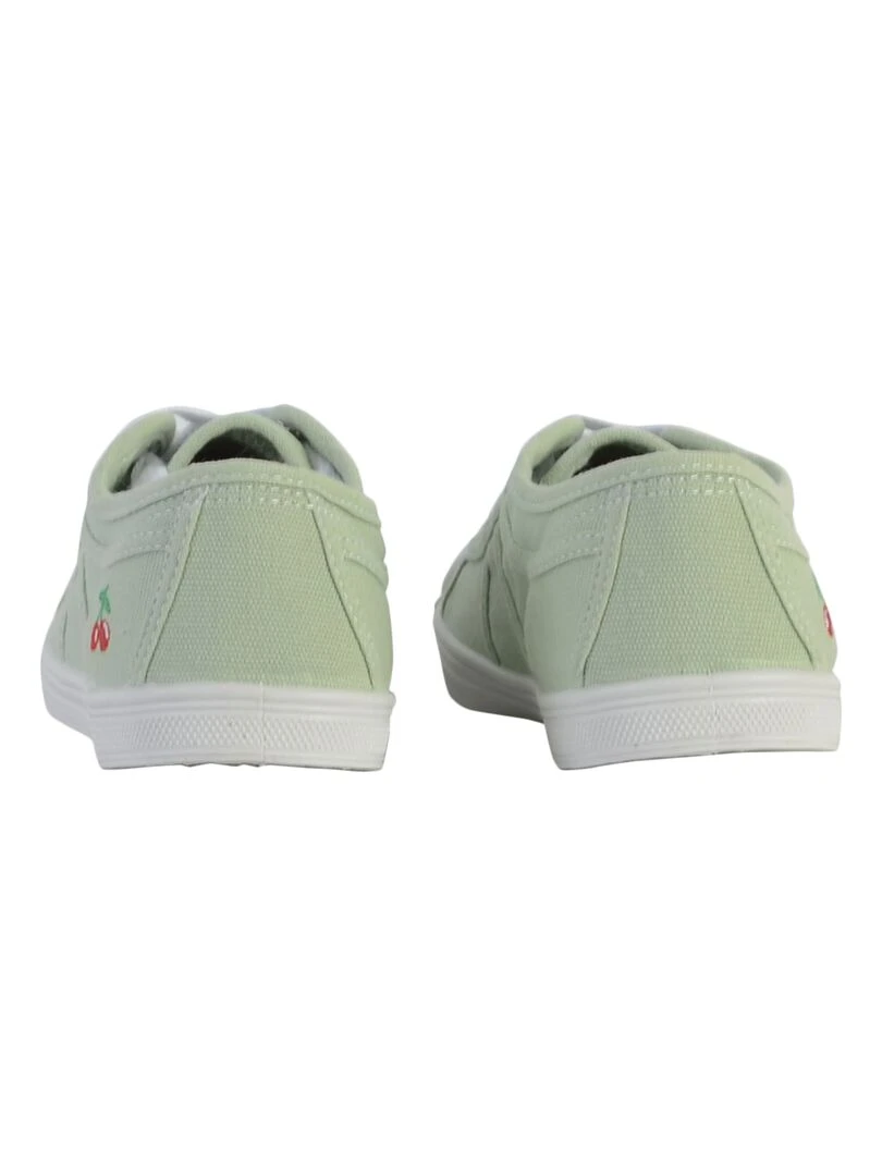 Tennis à Lacets Le Temps Des Cerises Basic 02   Vert