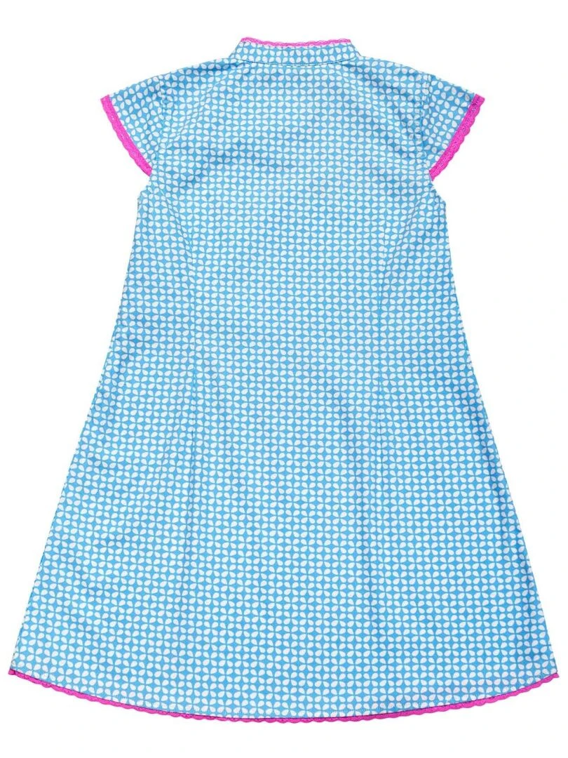 Robe chinoise       ANNAM   'LA FAUTE A VOLTAIRE'   Bleu turquoise