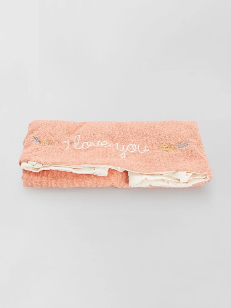 Housse de matelas à langer   rose