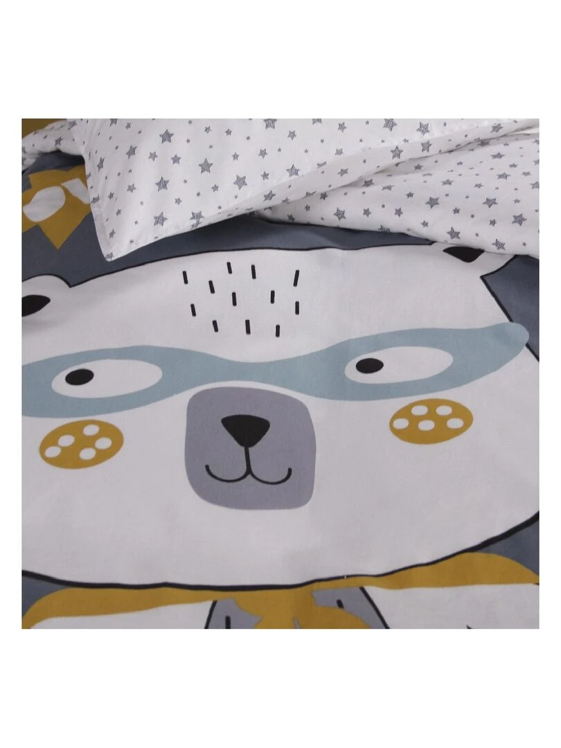 Parure de lit 'TEDDY' 'TODAY' Bleu