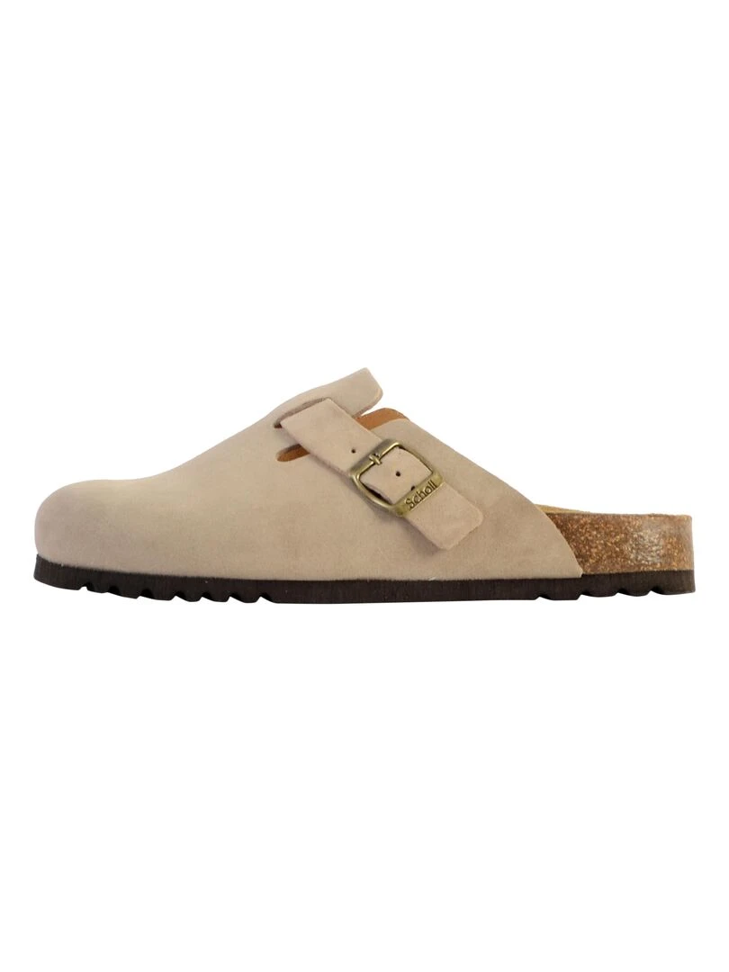 Mules Cuir Scholl Fae Beige