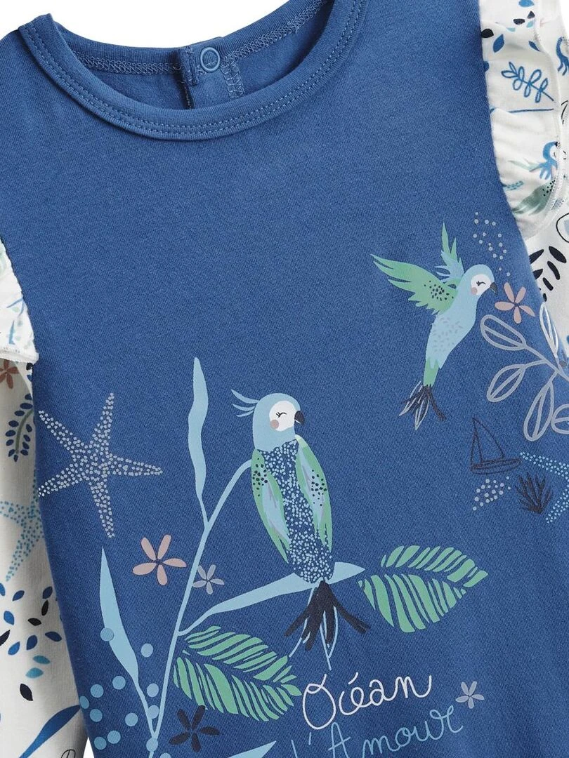 Pyjama bébé Océan d'amour   Bleu