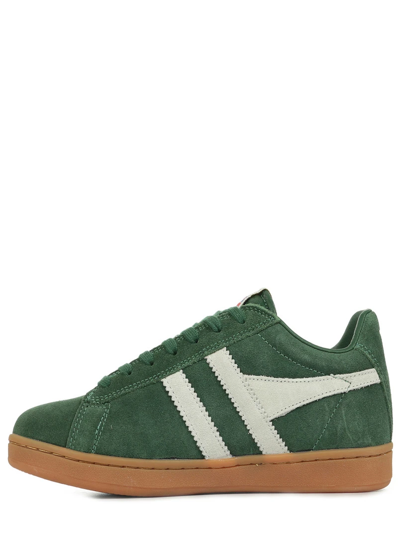 Baskets Gola Equipe Suede   Vert