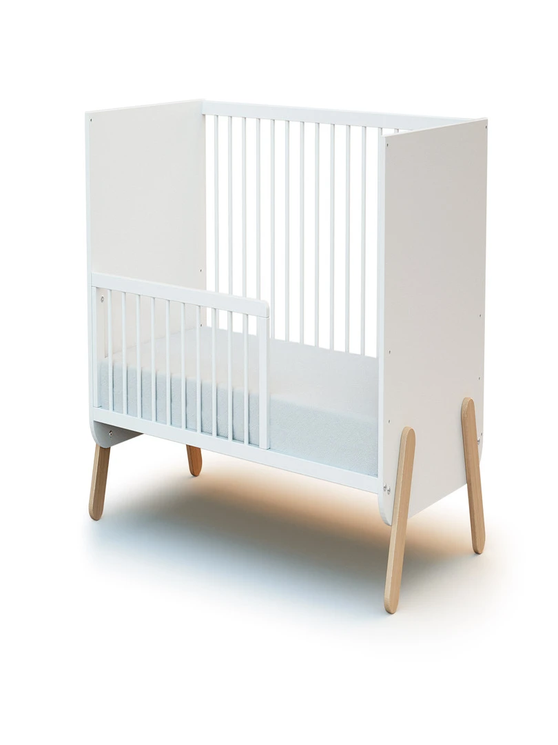 AT4 Barrière de lit bébé 120cm FESTIVE Blanc