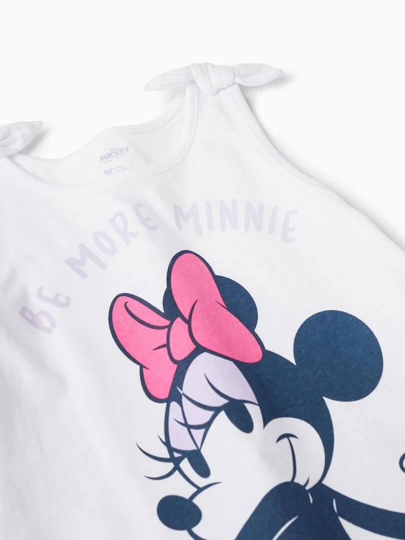 Haut + Short en Coton pour Fille 'Minnie'  LICENSE   Blanc