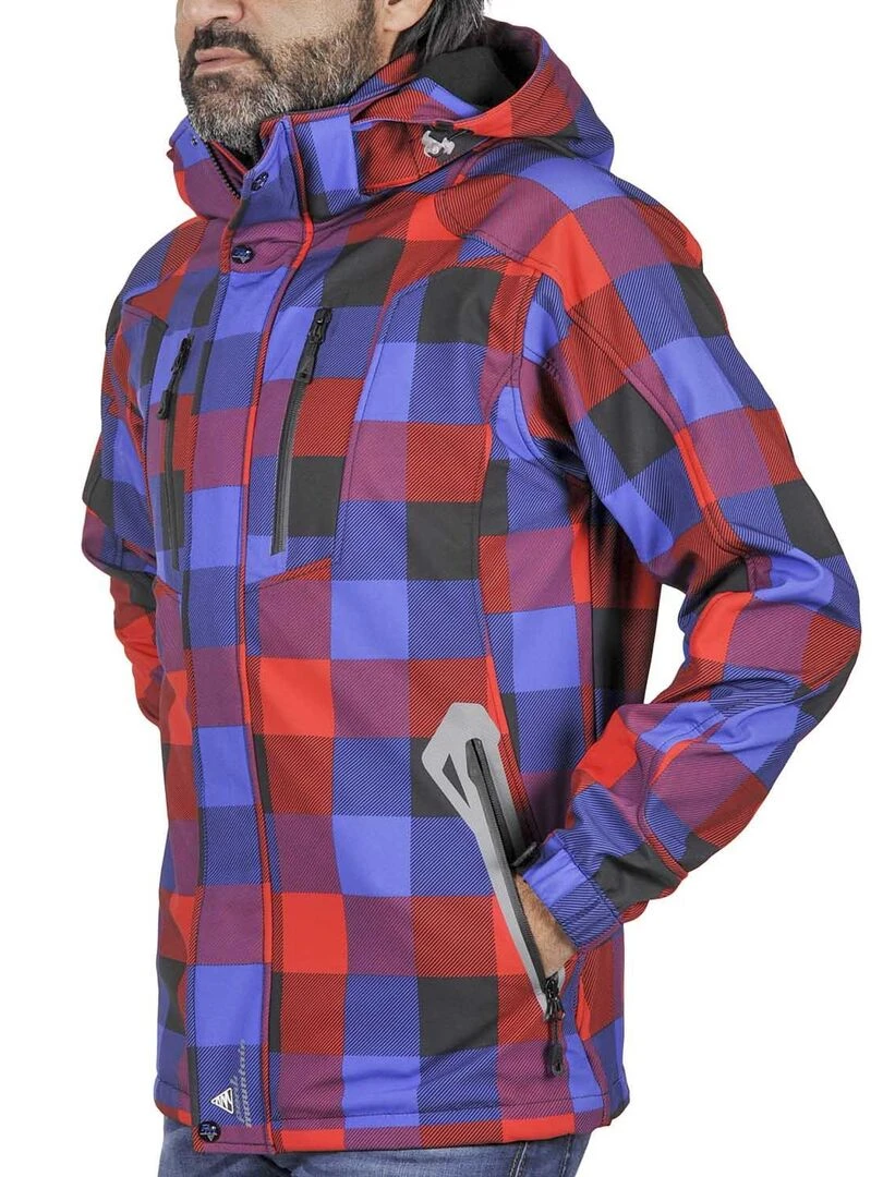 Blouson de ski homme CINA   PEAK MOUNTAIN   Rouge