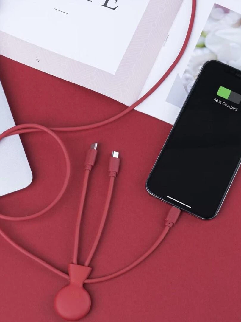 Cables multi connecteurs Mr BIO Long Xoopar   Rouge   N/A