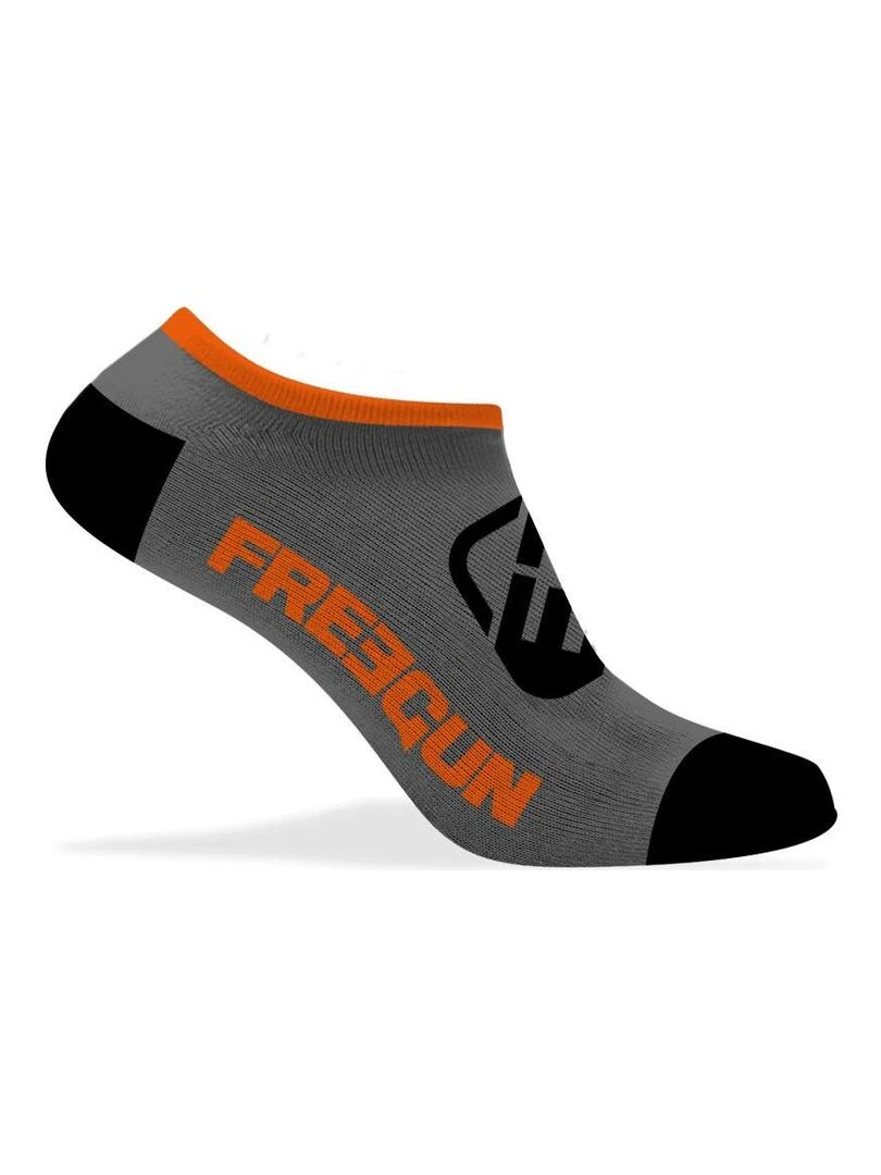 Lot de 5 Paires de Chaussette Socquettes Homme Freegun   Gris