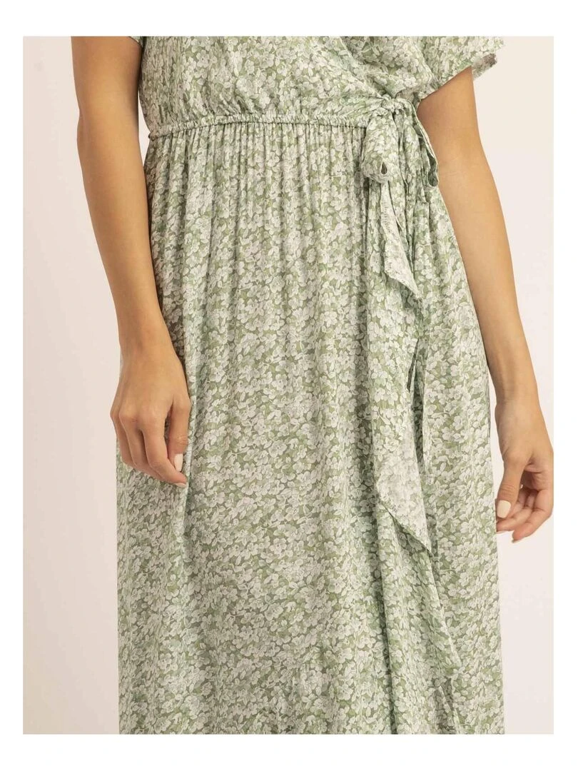 Robe longue motifs IGAELLE   Vert