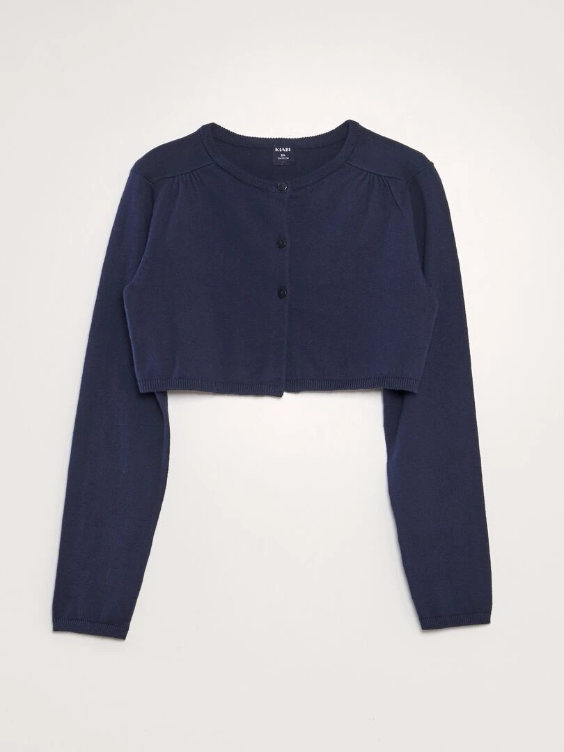 Gilet type boléro Noir marine