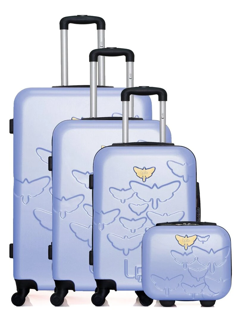 LPB LUGGAGE SET DE 4 AELYS C Bleu