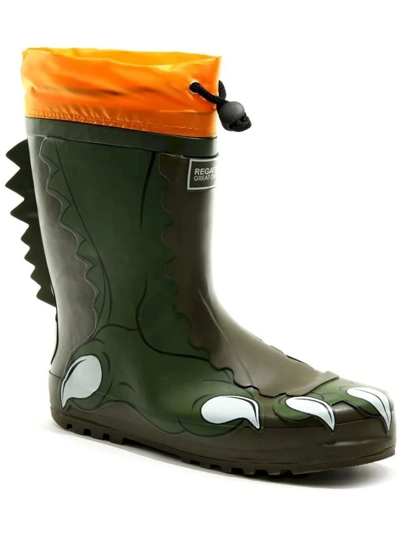 Regatta Bottes de pluie MUDPLAY Noir Kaki