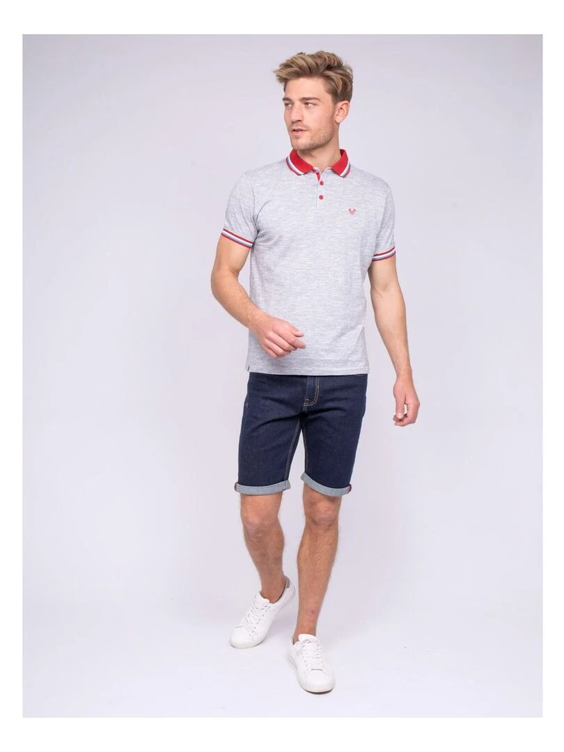 Polo pur coton PEXI   Rouge