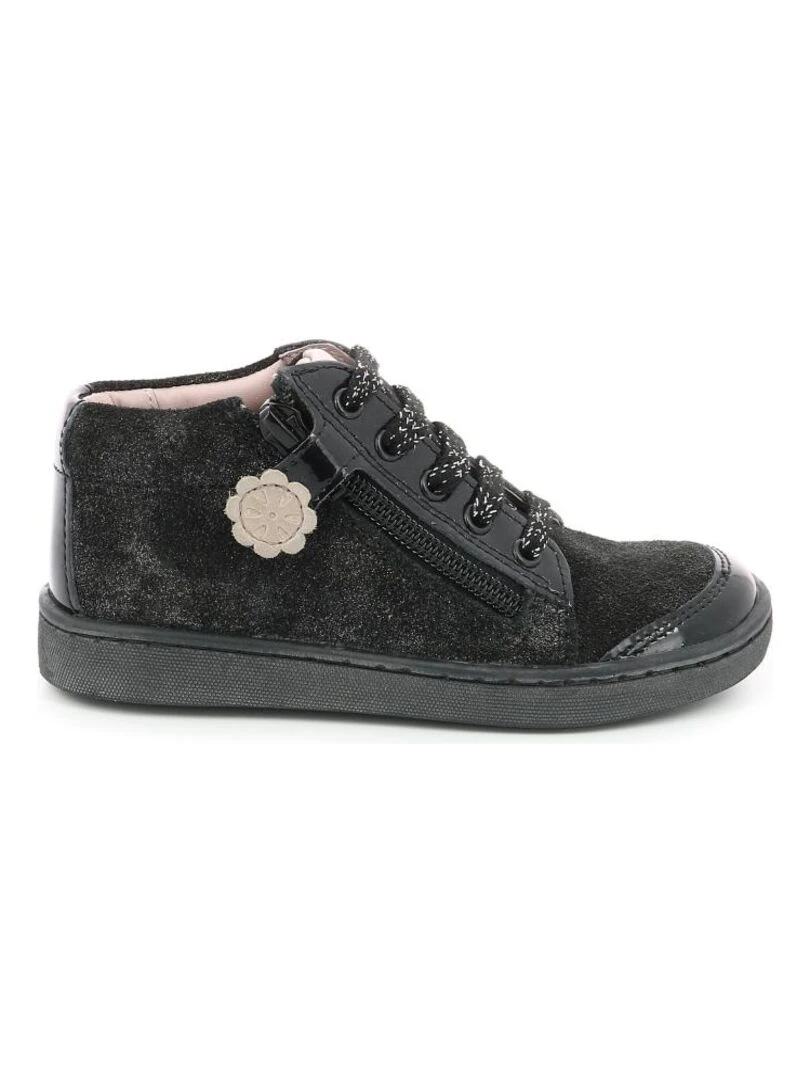 Sneakers hautes Cuir Souzi Noir