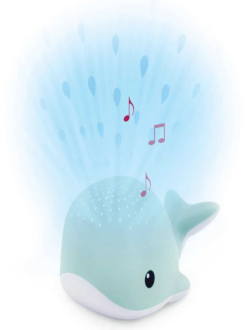 Projecteur D'ambiance Wally La Baleine Bleue Bleu