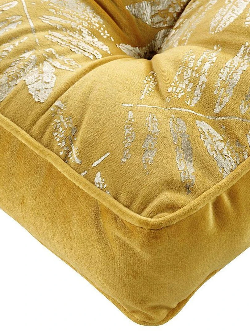 Coussin de sol Adelor Jaune