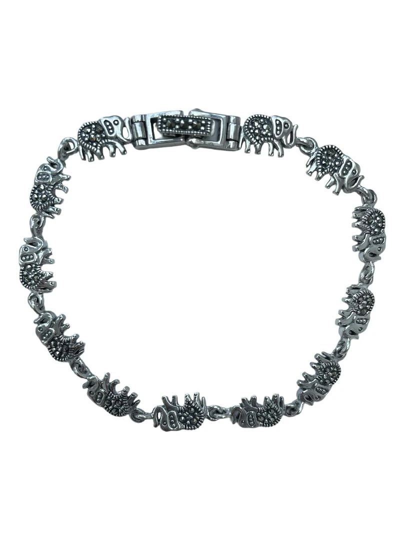 Bracelet éléphant en argent  Bijoucolor   Argent