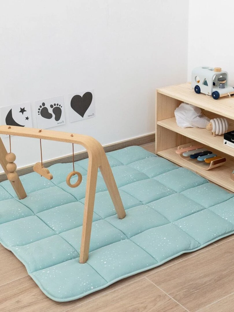 Bemini Tapis de parc et jeu Pady jersey et jersey   Vert clair
