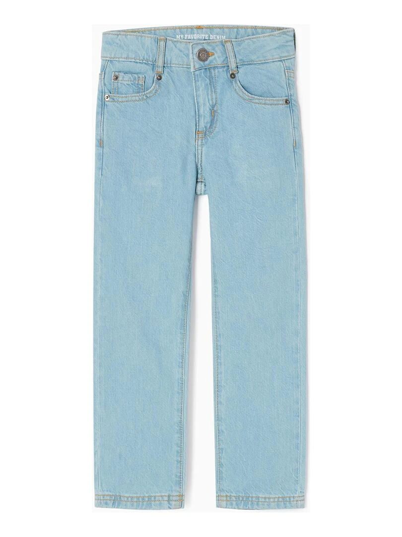 Jean en Coton Garçon 'Straight Fit' ALPINE LUXURY Bleu clair