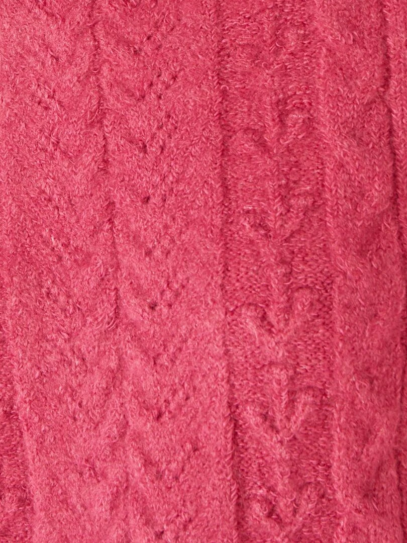 Pull jeu de maille fantaisie Thermolactyl   Damart   Beige