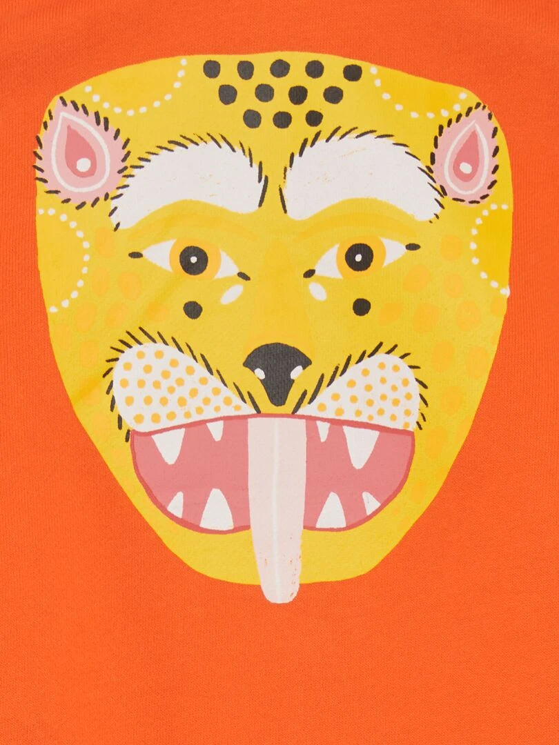 Sweat à capuche zippé x Arianne Butto   Orange