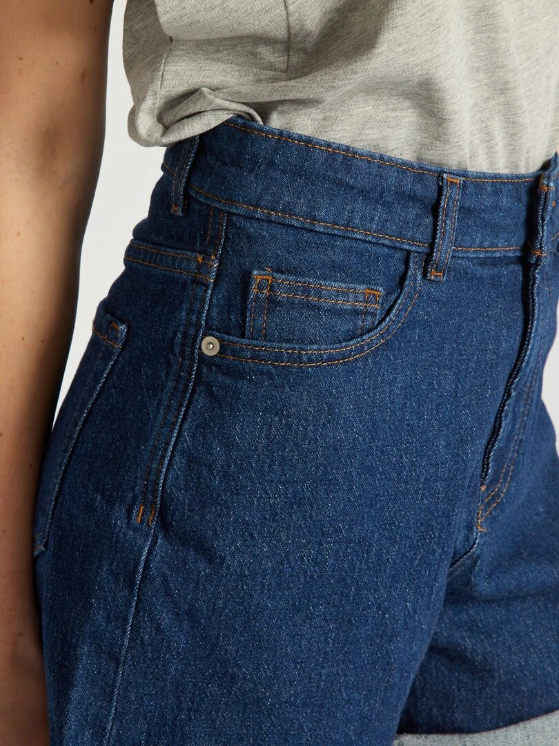 Short en jean   Bleu