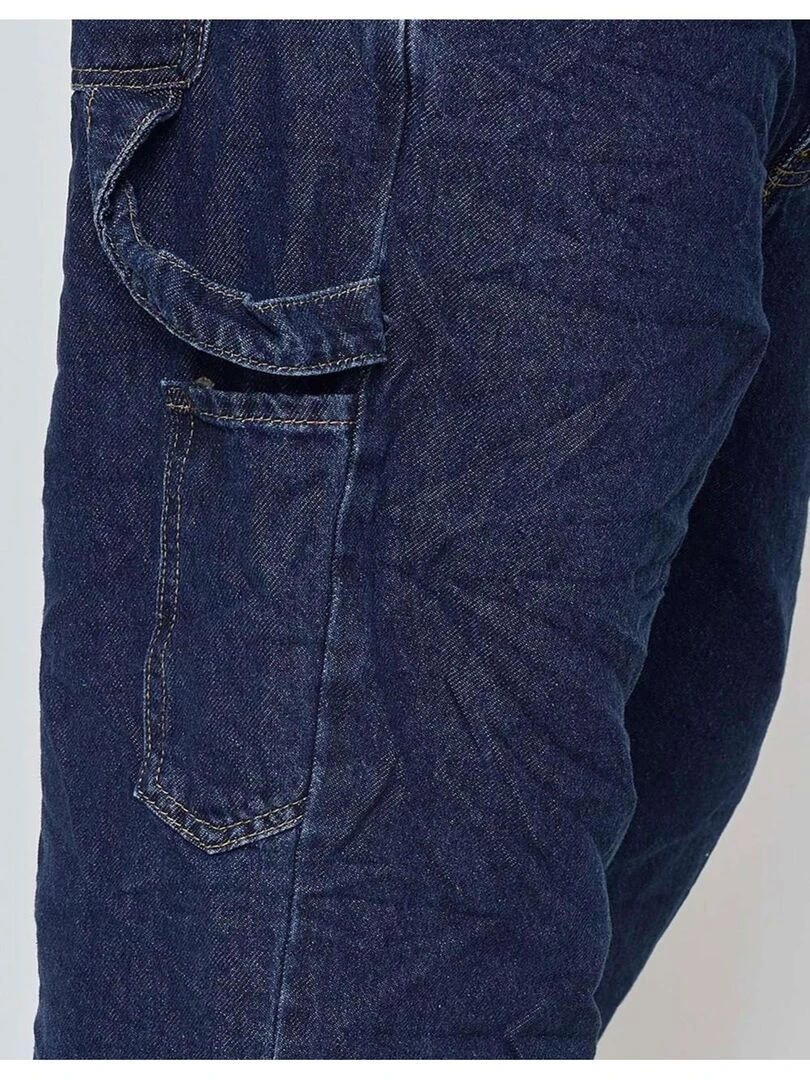 JEANS CARGO Kebello   Bleu