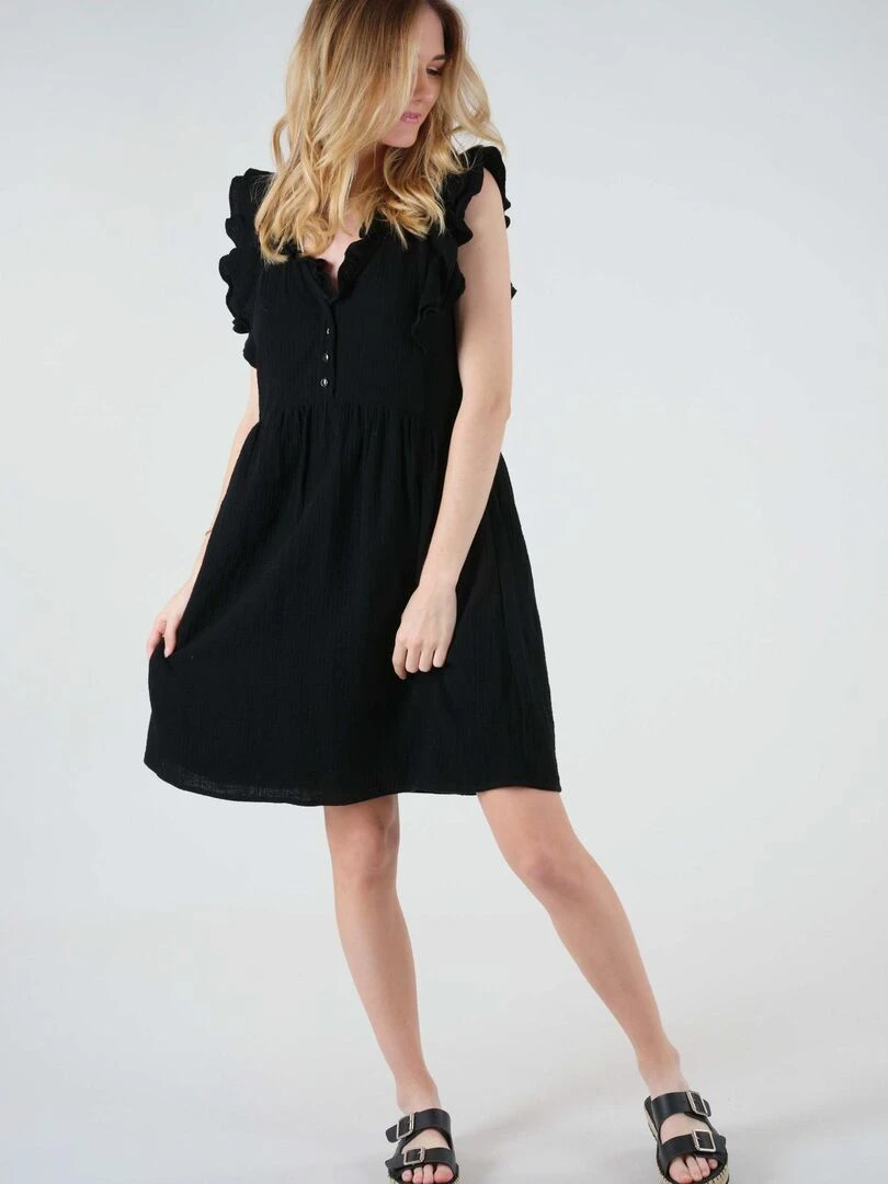 Robe courte pour femme 'Deeluxe' Noir
