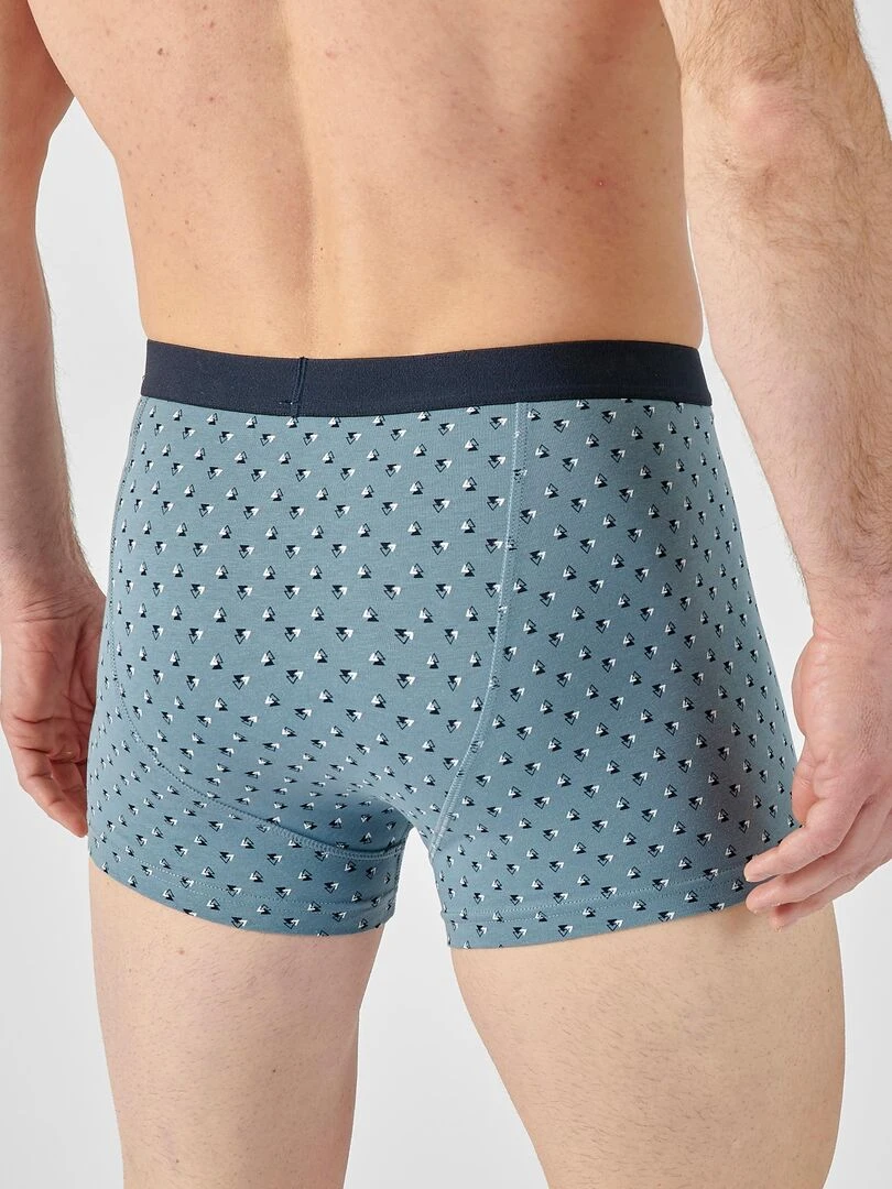 Lot de 3 boxers fermés assortis   Damart   Bleu