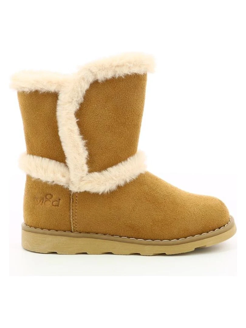 Boots Synthetique Aldoux Marron