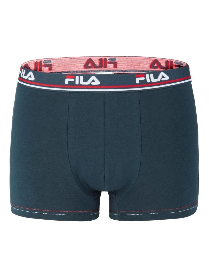 Lot de 4 boxers homme en coton FU5180 Fila   Noir
