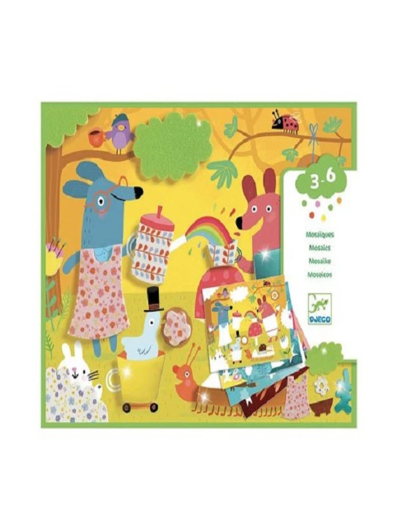 Mosaique Mousse Des Animaux N/A