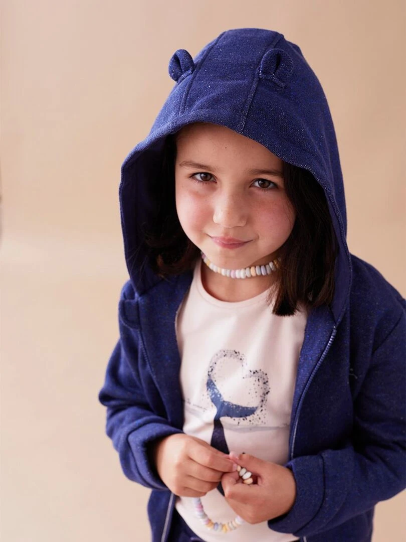 Veste à capuche Noukie's Bleu