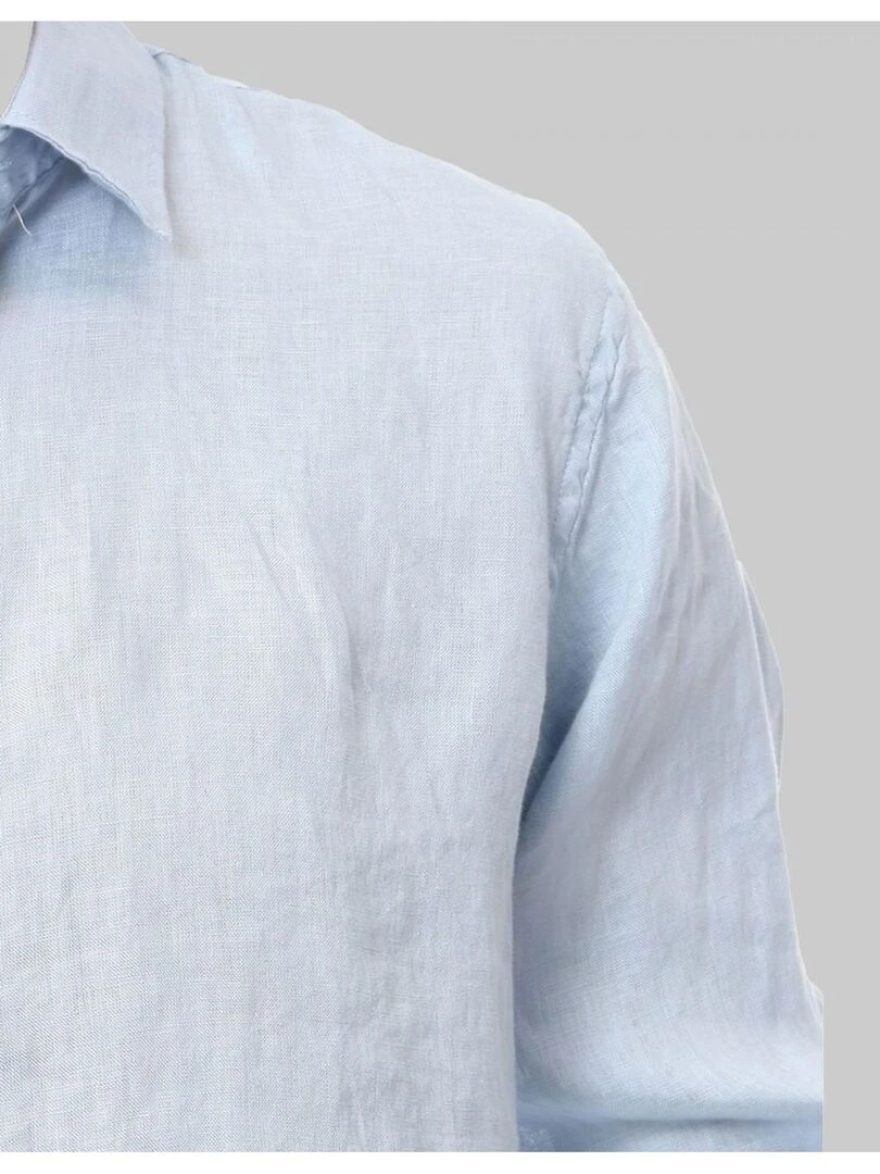 Chemise Lin Kebello   Bleu ciel