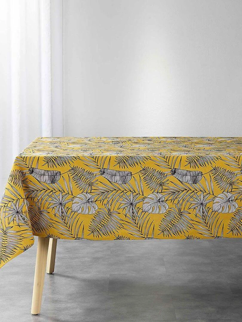 Nappe rectangulaire Puebla   Moutarde