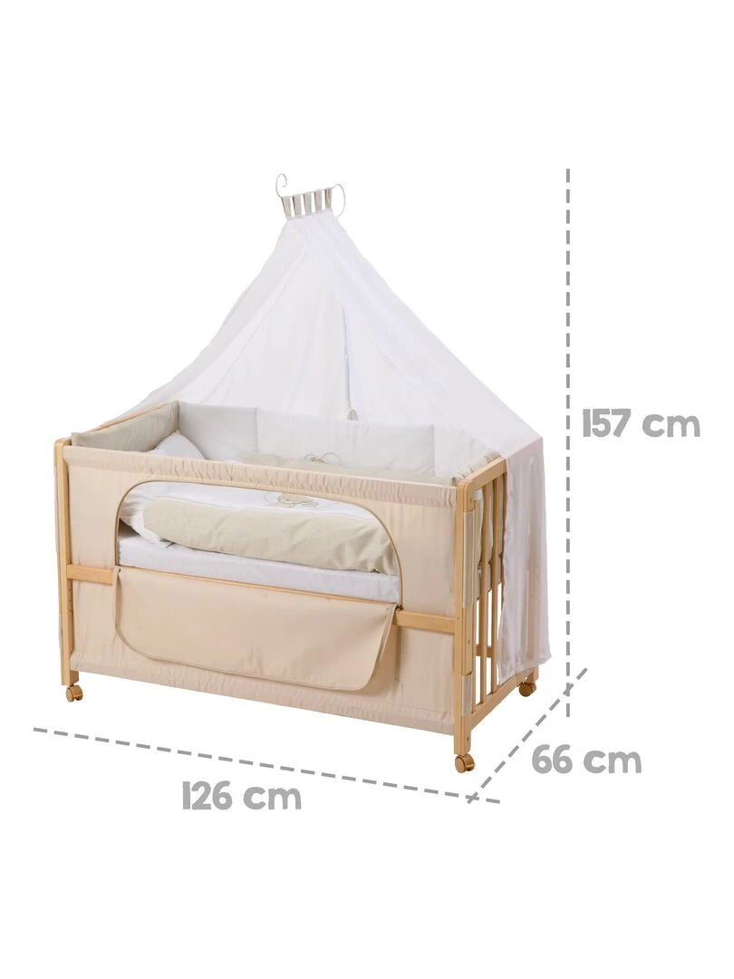 ROBA Lit cododo "Liebhabaer" 60 x 120 cm + équipement complet   Marron