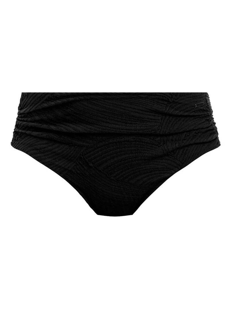 Bas de maillot de bain plissé Ottawa   Noir