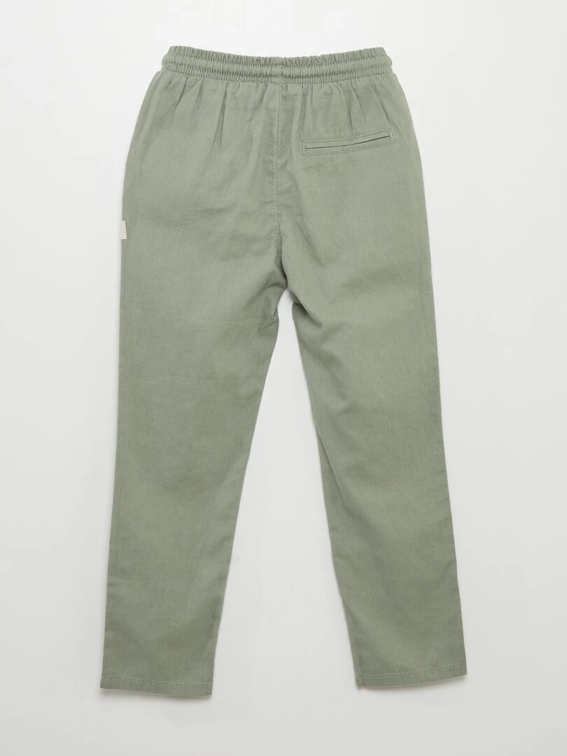 Pantalon fluide Vert