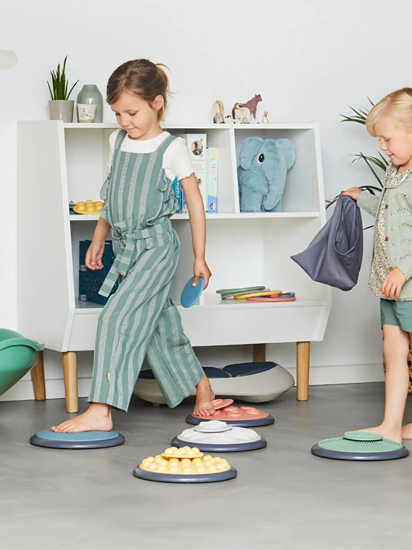 Disques tactiles et sensoriels Nordic Set de 10 Multicolore