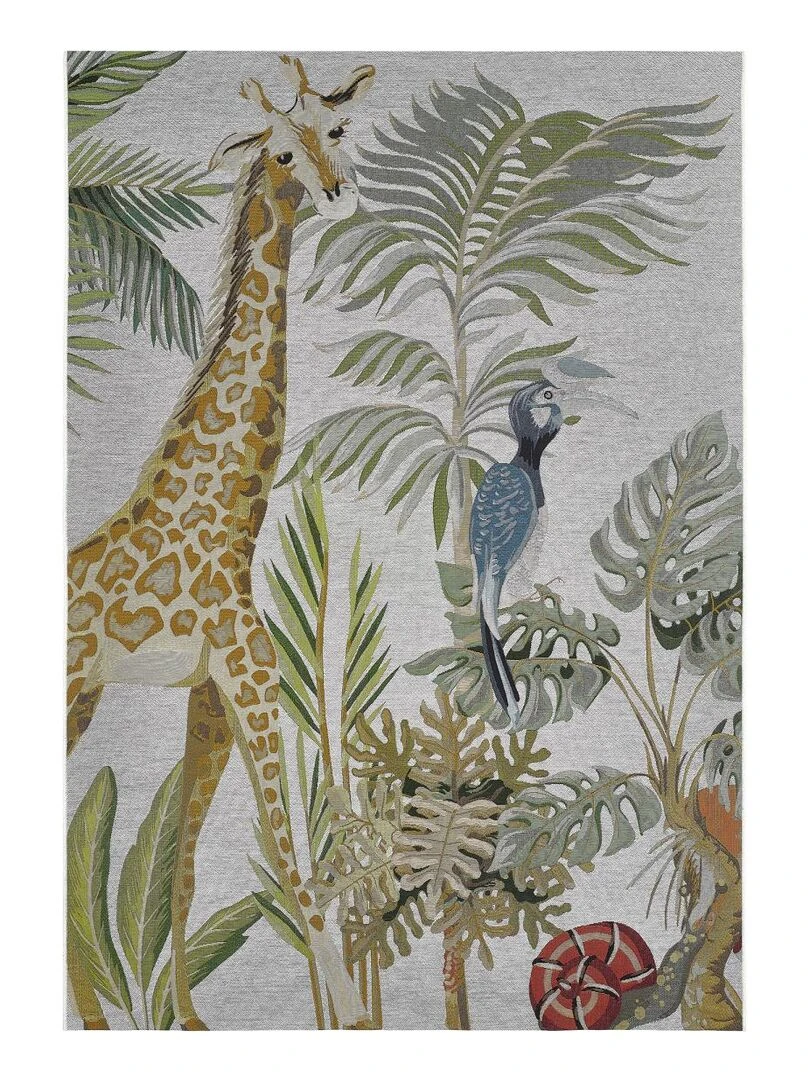 Tapis salon POUL tissé OEKO TEX® Multicolore