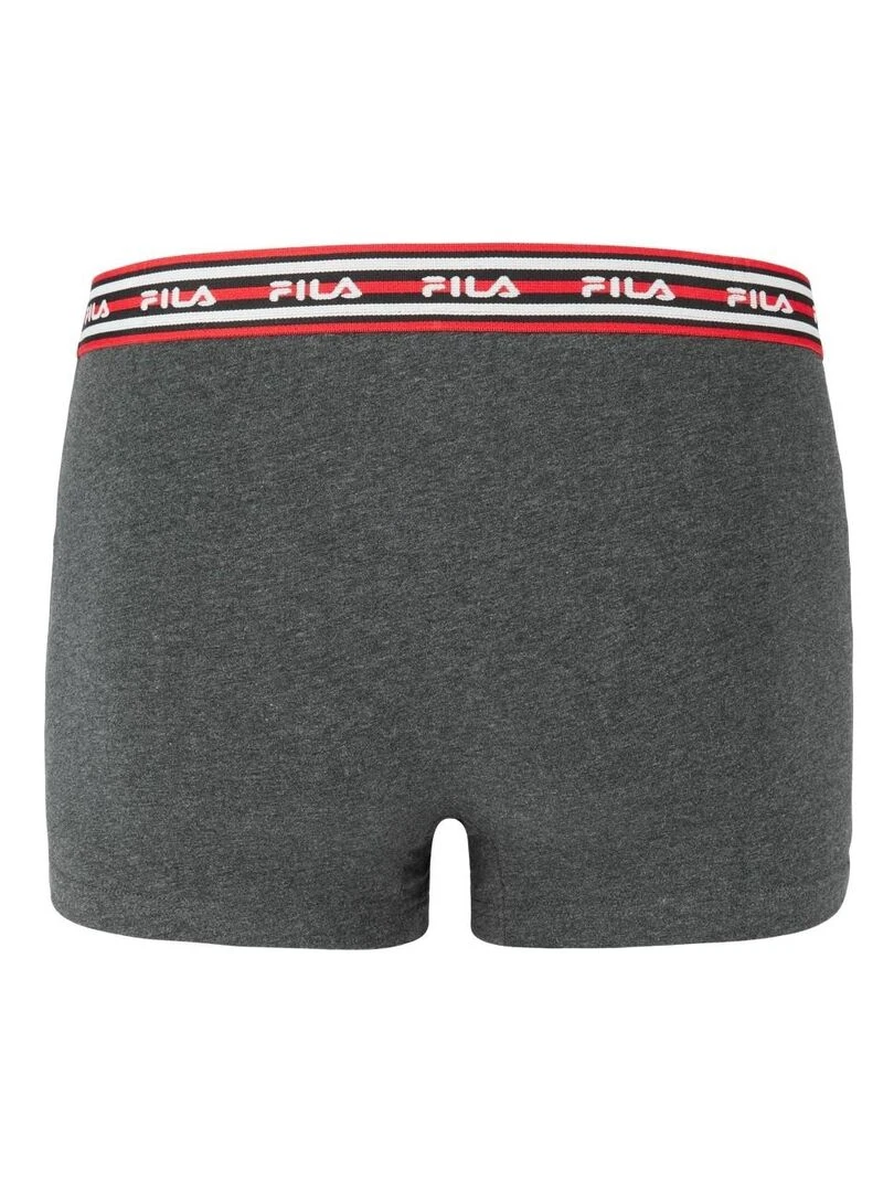 Lot de 4 boxers homme en coton FU5166 Fila   Noir