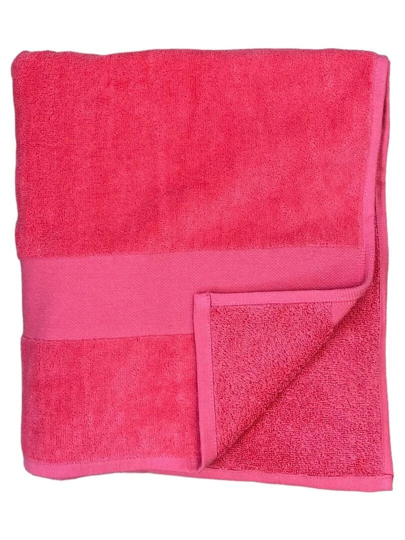Serviette de bain éponge velours Classy Paradise 90x180 500g/m²   Rouge clair