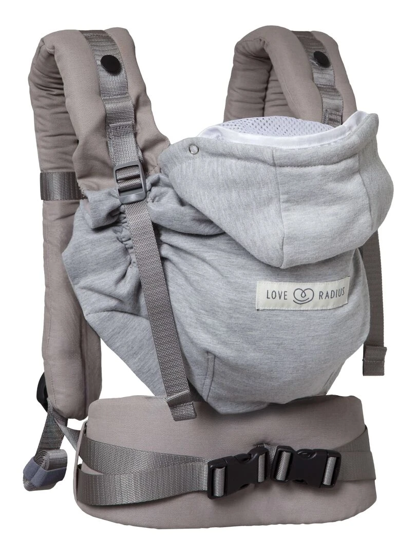 Porte bébé HoodieCarrier 2 Gris Athlétique Gris