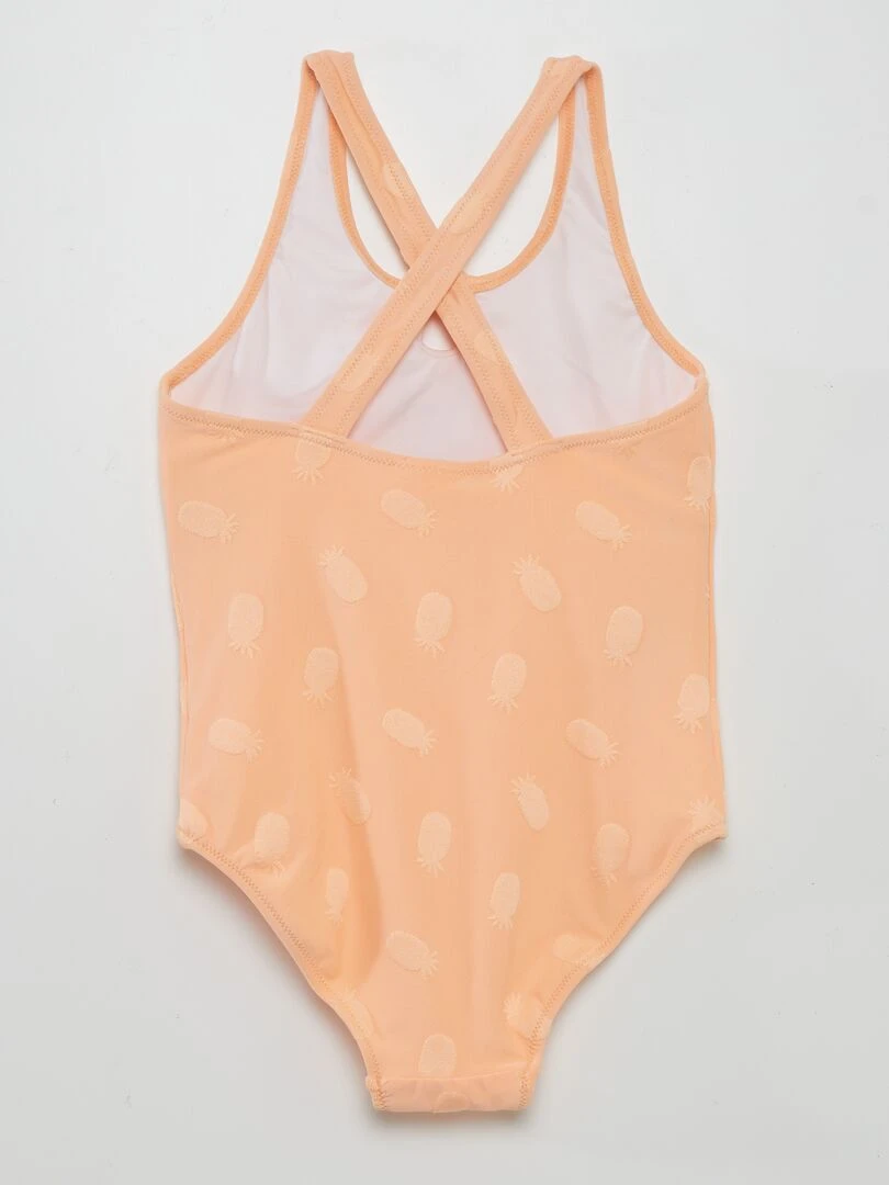 Maillot de bain Ananas 1 pièce Orange