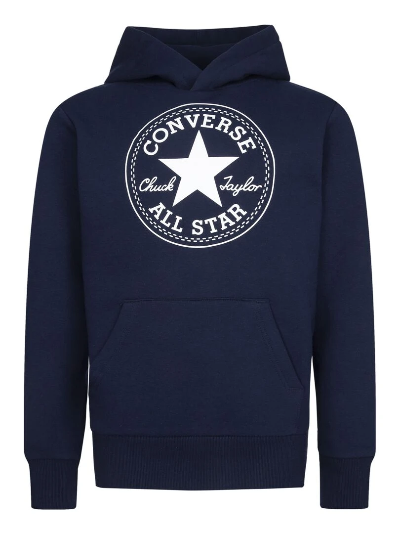 Sweat à Capuche Enfant Converse Bleu