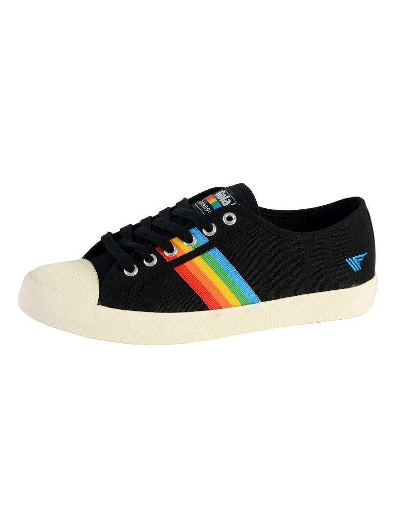 Basket Gola Coaster Rainbow Noir